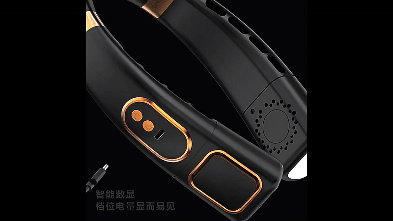 VENTILADOR DE CUELLO CON LUZ LED